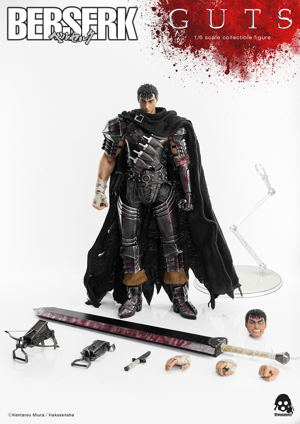 Berserk 1/6 Scale Action Figure: Guts (Black Swordsman) (Re-run)