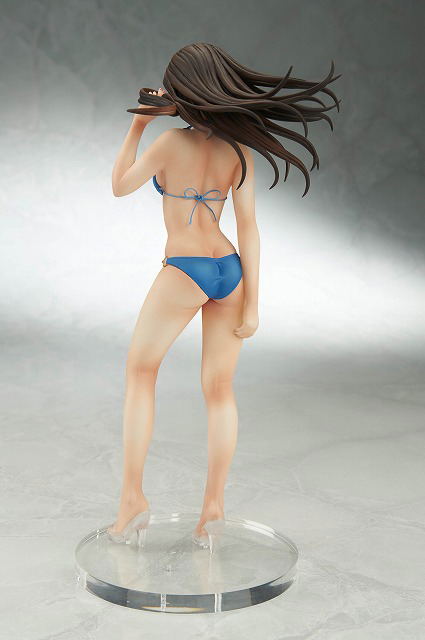 New Initial D the Movie Legend 3 -Mugen- 1/6 Scale Pre-Painted Figure: Sato Mako Swimwear Ver. Blue image 2