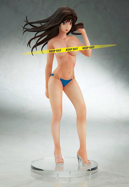 New Initial D the Movie Legend 3 -Mugen- 1/6 Scale Pre-Painted Figure: Sato Mako Swimwear Ver. Blue image 3