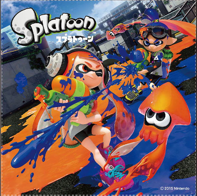 Splatoon Lunch Cloth SPT-113: Orange Vs. Blue