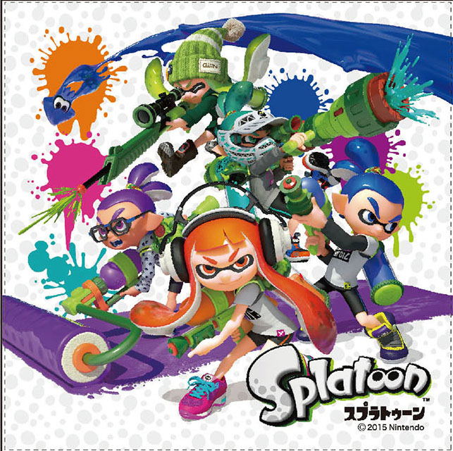 Splatoon Cloth Splatoon Lunch Cloth SPT-114: Group