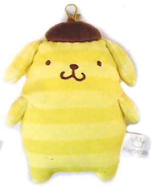 Pom Pom Purin Pass Case: Boader Purin Series Yellow_