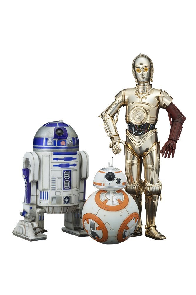 ARTFX+ Star Wars 1/10 Scale Pre-Painted Figure: C-3PO & R2-D2 & BB-8 image 1