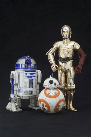 ARTFX+ Star Wars 1/10 Scale Pre-Painted Figure: C-3PO & R2-D2 & BB-8