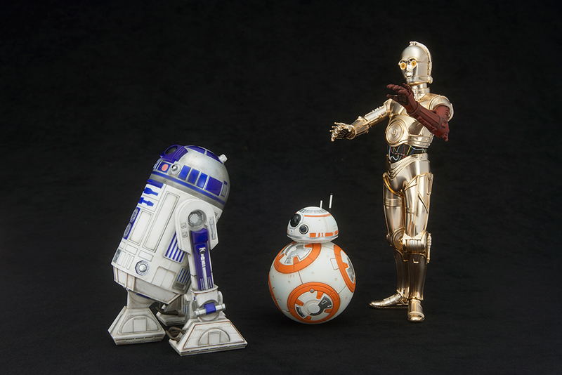 ARTFX+ Star Wars 1/10 Scale Pre-Painted Figure: C-3PO & R2-D2 & BB-8 image 4