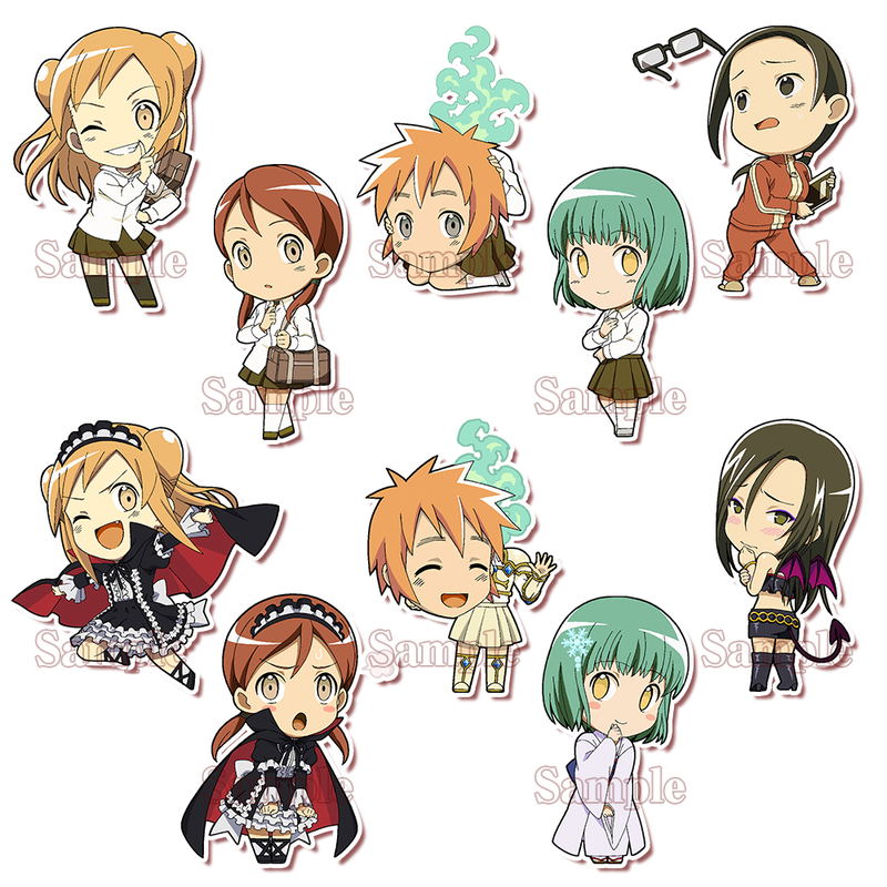 Demi-chan wa Kataritai Trading Acrylic Key Ring: Demi-chans (Set of 10 pieces) image 1