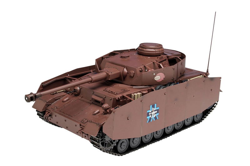 Girls und Panzer der Film 1/35 Scale Model Kit: Pz. Kpfw. IV Ausf. D (H Ver.) Team Ankou Movie Version Desu! image 1