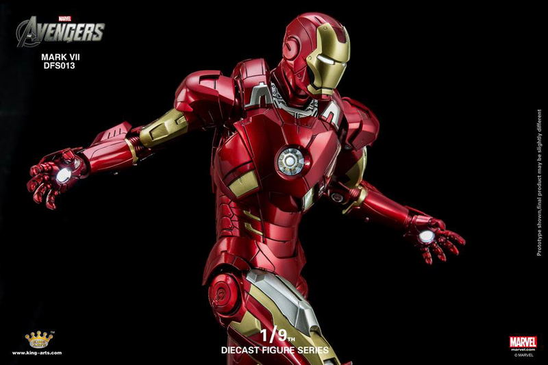 King Arts Avengers 1/9 Diecast Figure Series: Iron Man Mark VII image 11