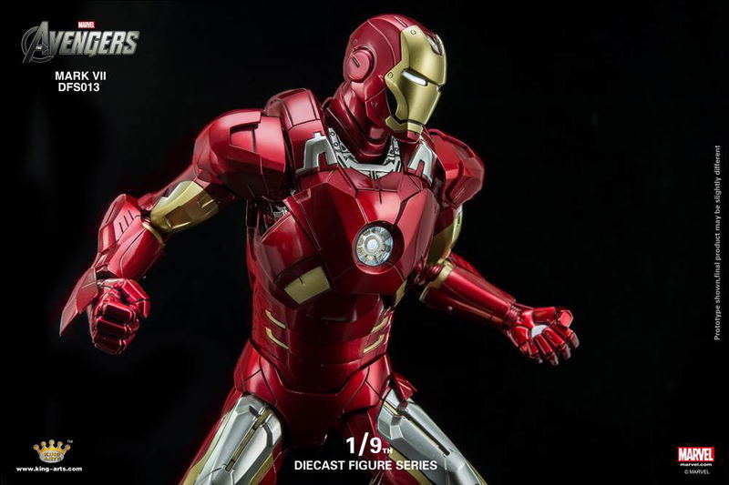 King Arts Avengers 1/9 Diecast Figure Series: Iron Man Mark VII image 13