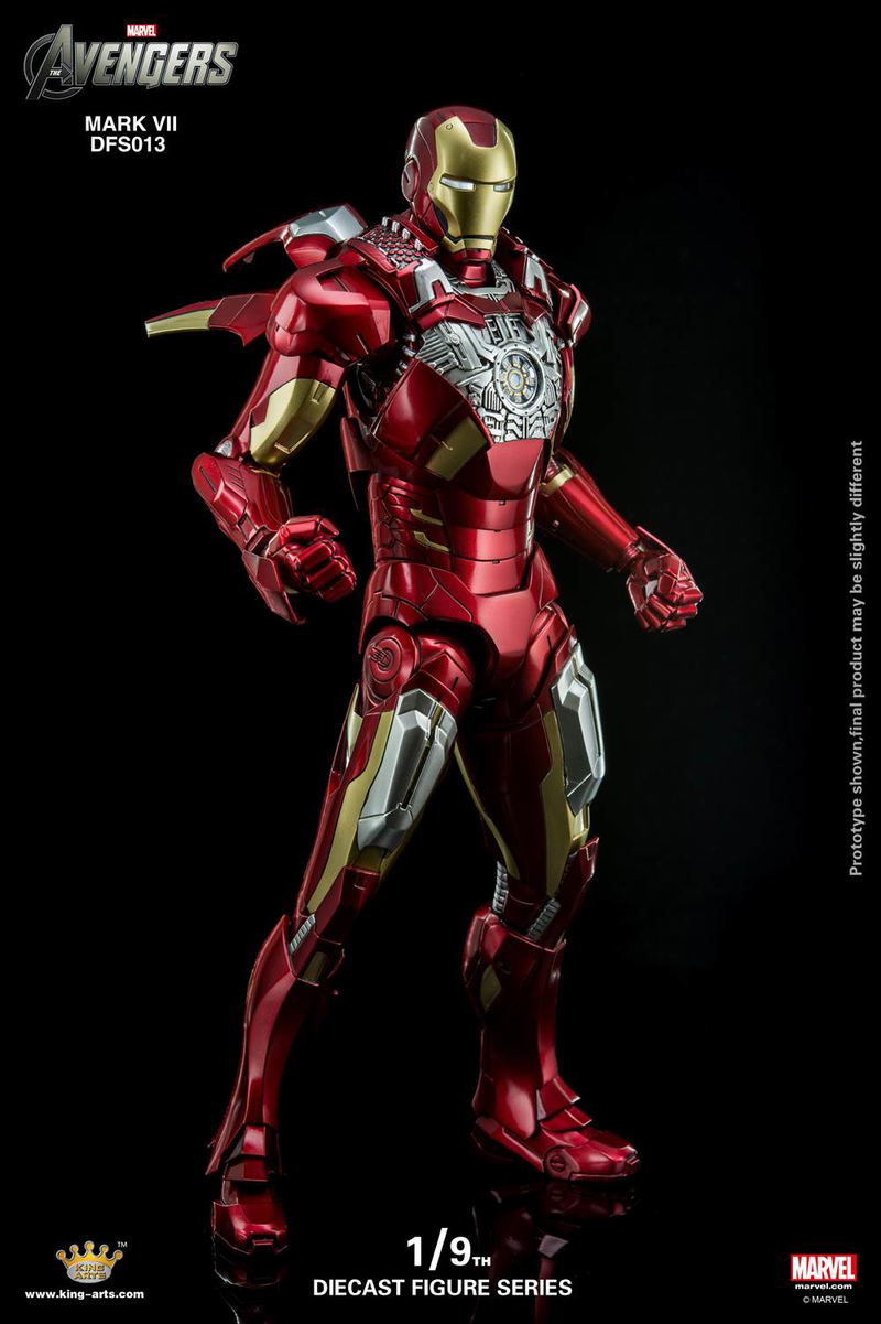 King Arts Avengers 1/9 Diecast Figure Series: Iron Man Mark VII image 14