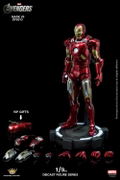 King Arts Avengers 1/9 Diecast Figure Series: Iron Man Mark VII thumbnail 16