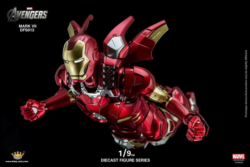 King Arts Avengers 1/9 Diecast Figure Series: Iron Man Mark VII image 9