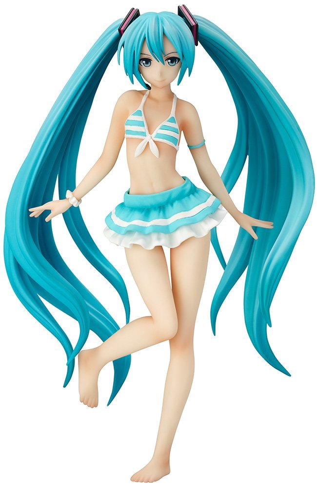 Vocaloid S-Style 1/12 Scale Pre-Painted Figure: Hatsune Miku Swimsuit Ver. image 1