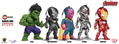 Avengers Age of Ultron Kids Nation Series 006: Earphone Jack Accessories (Set of 5 pieces) thumbnail 3