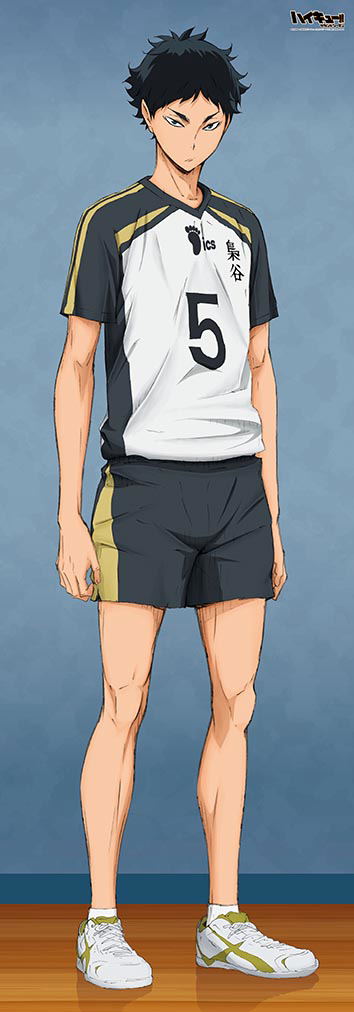 Haikyu!! Second Season Life-size Wall Scroll: Akaashi Keiji image 1
