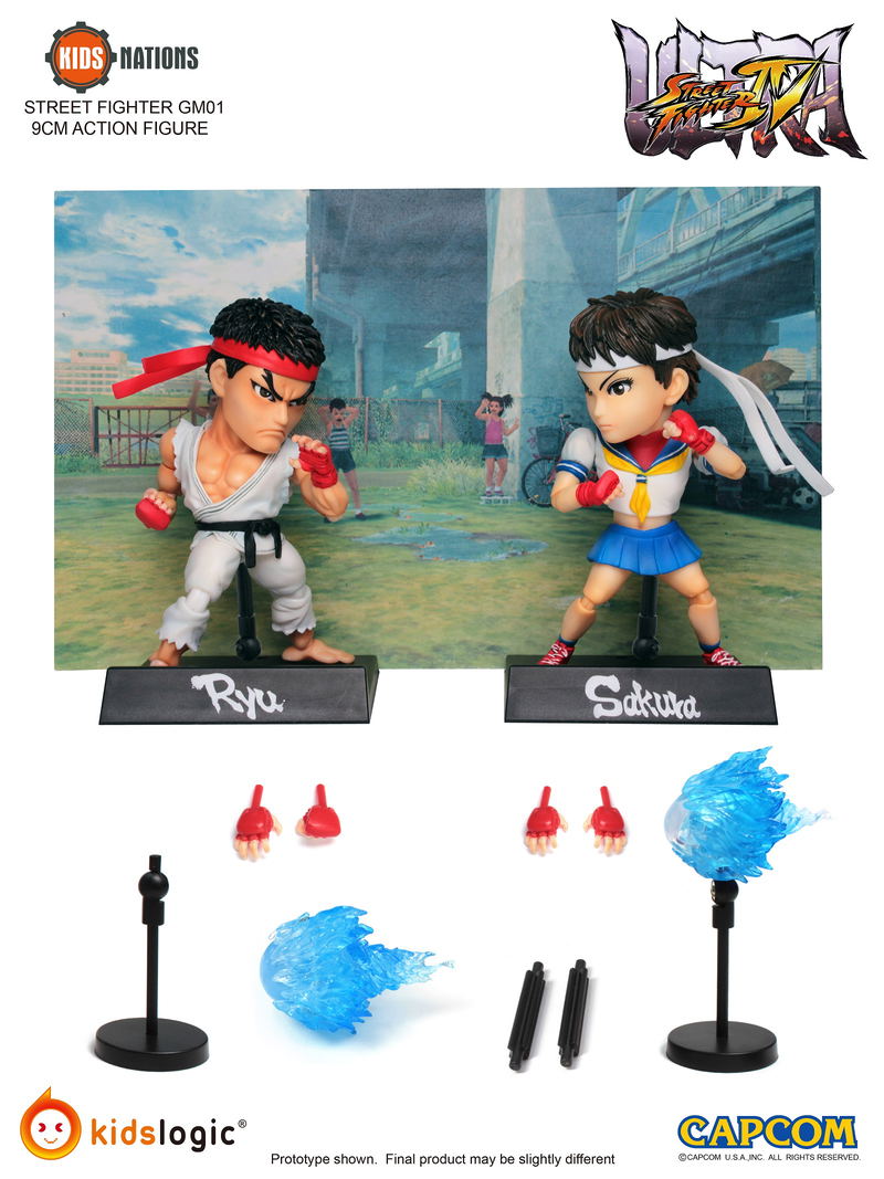 Kids Nations GM01, Ryu & Sakura, Street Fighter, Set of 2 – KIDS LOGIC  ONLINE STORE