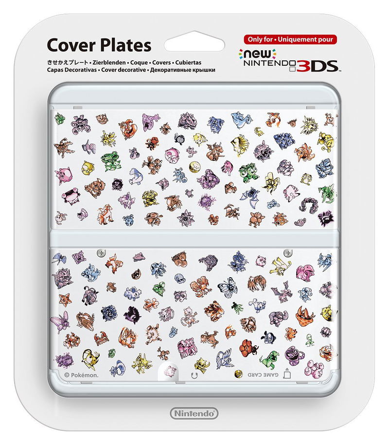 New Nintendo 3DS Cover Plates No.072 (Pokemon) image 1
