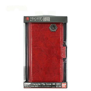 Rebuild of Evangelion Generalized Book Type Smartphone Case: M Red_