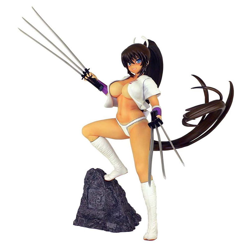 Senran Kagura 1/6 Scale Pre-Painted Figure: Homura Omatsuri Ver. White Costume image 1