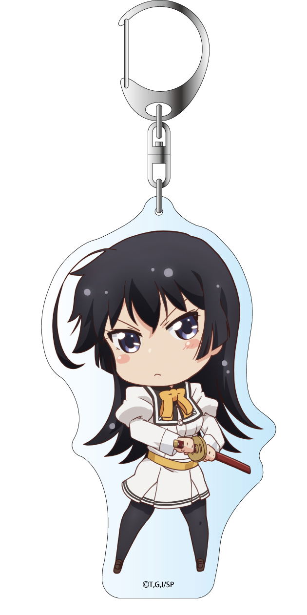 I Was Abducted by an Elite All-Girls School as a Sample Commoner Deka Key Chain: Jinryo Karen image 1