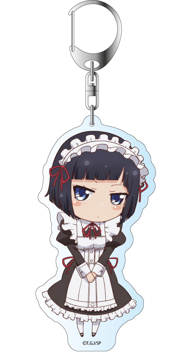 I Was Abducted by an Elite All-Girls School as a Sample Commoner Deka Key Chain: Kujo Miyuki image 1