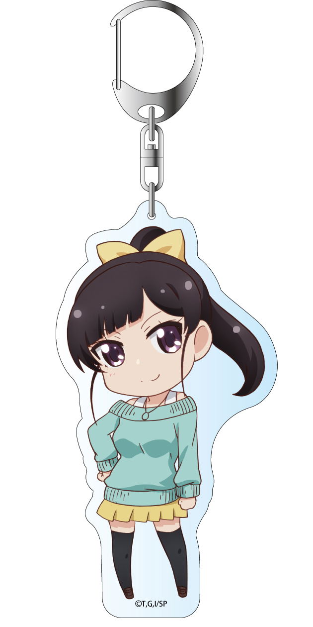 I Was Abducted by an Elite All-Girls School as a Sample Commoner Deka Key Chain: Hanae Eri image 1