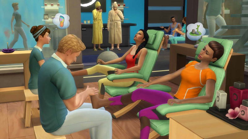 The Sims 4: Spa Day (DLC) <span class="ext" style="background-color: #B0000F; color: #FFFFFF;">DLC</span> <span class="ext" style="background-color: #F96529; color: #FFFFFF;">Electronic Arts</span> <span class="ext ext_digital">digital</span> image 2