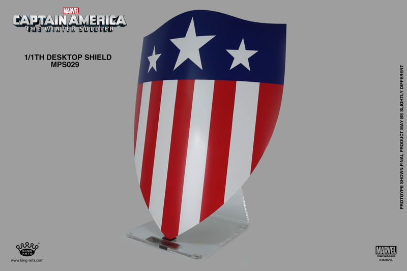 King Arts 1/1 Movie Props Series Captain America The Winter Soldier: Triangle Shield (Pedestal Style) image 2