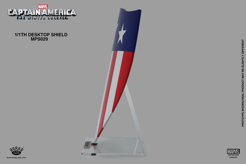 King Arts 1/1 Movie Props Series Captain America The Winter Soldier: Triangle Shield (Pedestal Style) image 3