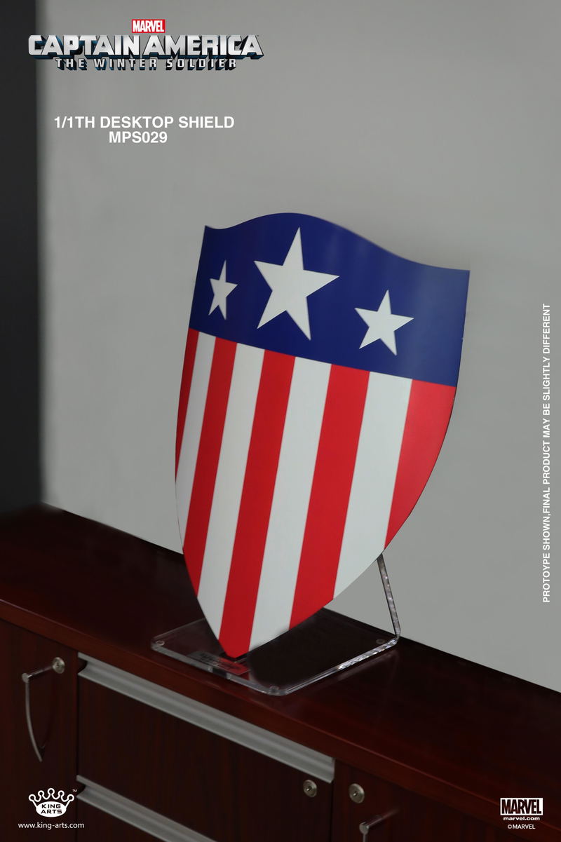 King Arts 1/1 Movie Props Series Captain America The Winter Soldier: Triangle Shield (Pedestal Style) image 6
