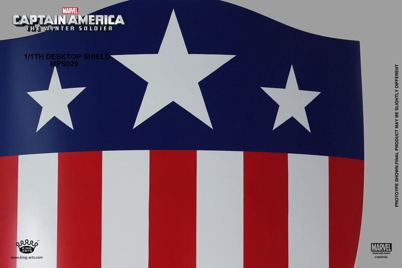 King Arts 1/1 Movie Props Series Captain America The Winter Soldier: Triangle Shield (Pedestal Style) image 7
