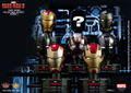 King Arts Iron Man 1/5 Deluxe Helmet Series 1 (Set of 8 pieces) thumbnail 2