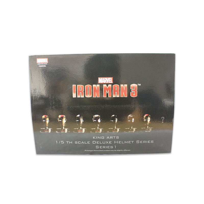 King Arts Iron Man 1/5 Deluxe Helmet Series 1 (Set of 8 pieces) image 9