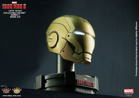 King Arts Iron Man 1/5 Deluxe Helmet Series 2 (Set of 8 pieces) image 12