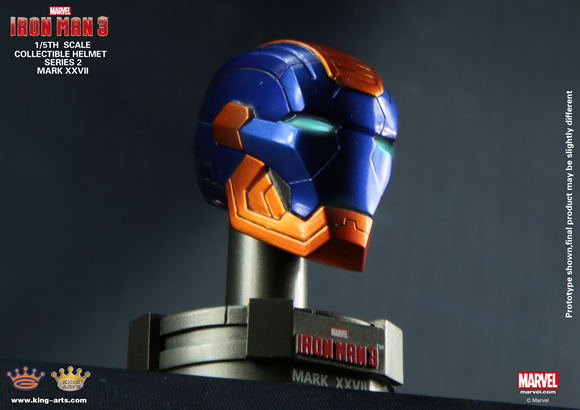 King Arts Iron Man 1/5 Deluxe Helmet Series 2 (Set of 8 pieces) image 14