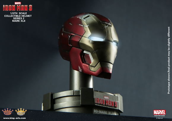 King Arts Iron Man 1/5 Deluxe Helmet Series 2 (Set of 8 pieces) image 18