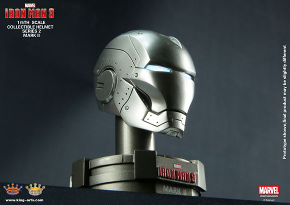 King Arts Iron Man 1/5 Deluxe Helmet Series 2 (Set of 8 pieces) image 4