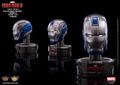 King Arts Iron Man 3 1/5 Deluxe Helmet Series 4 (Set of 8 pieces) thumbnail 6