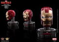 King Arts Iron Man 3 1/5 Deluxe Helmet Series 5 (Set of 8 pieces) thumbnail 3