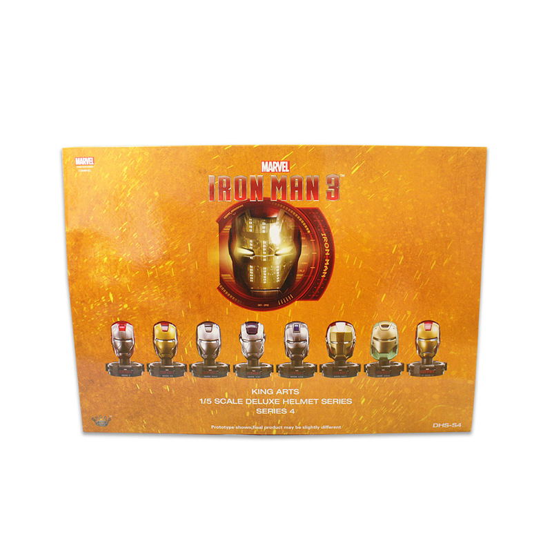 King Arts Iron Man 3 1/5 Deluxe Helmet Series 4 (Set of 8 pieces) image 10