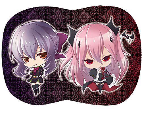 Seraph of the End Diecut Mini Cushion: Shinoa & Krul image 1