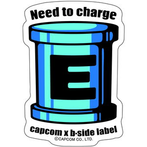 CAPCOM x B-SIDE LABEL Mega Man Sticker: E Can_