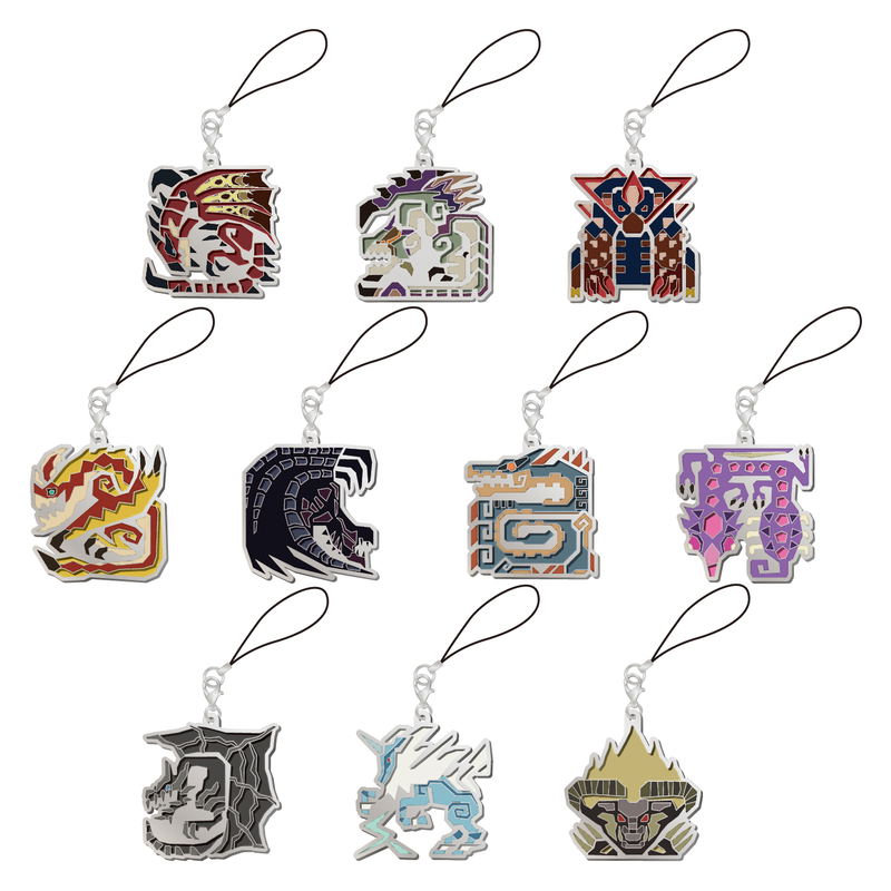 Monster Hunter X Monster Icon Stained Glass Design Mascot Collection Vol. 2 (Set of 10 pieces) image 1