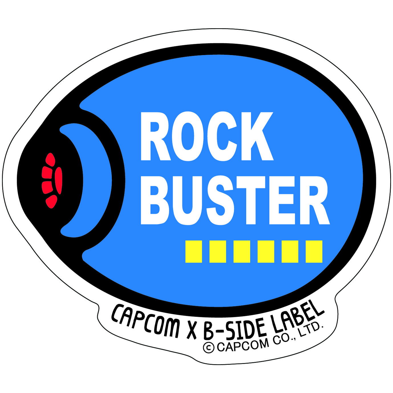 CAPCOM x B-SIDE LABEL Mega Man Sticker: Buster