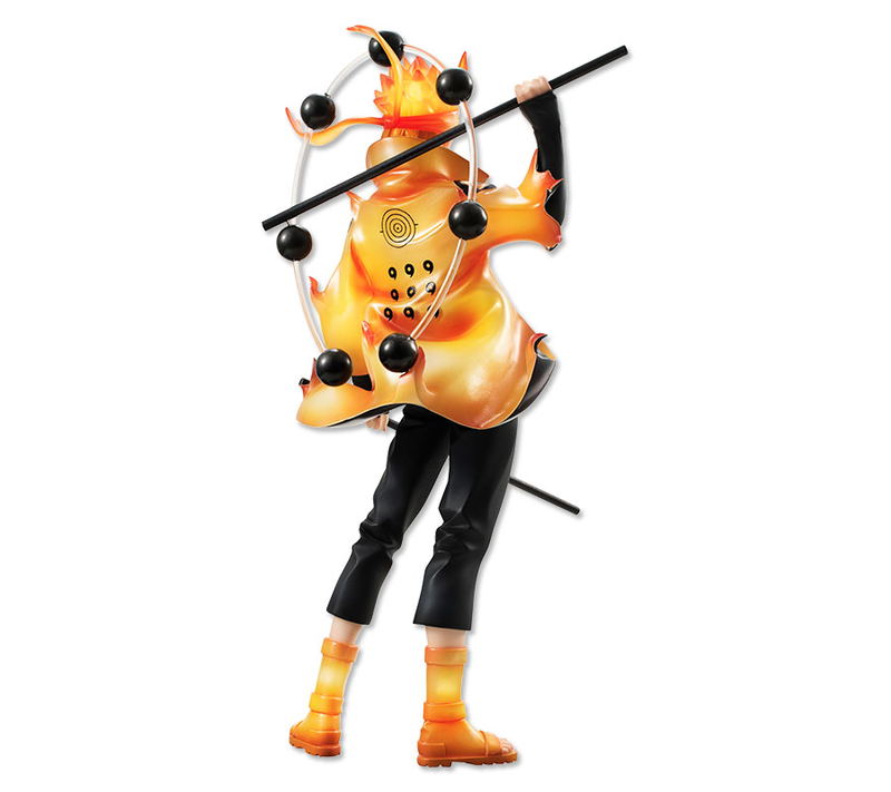 G.E.M. Series Naruto Shippuden 1/8 Scale Pre-Painted Figure: Uzumaki Naruto Rikudou Sennin Mode image 4