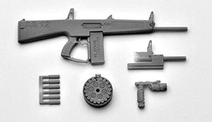 Little Armory 1/12 Scale Plastic Model Kit: LA018 AA-12 Type_