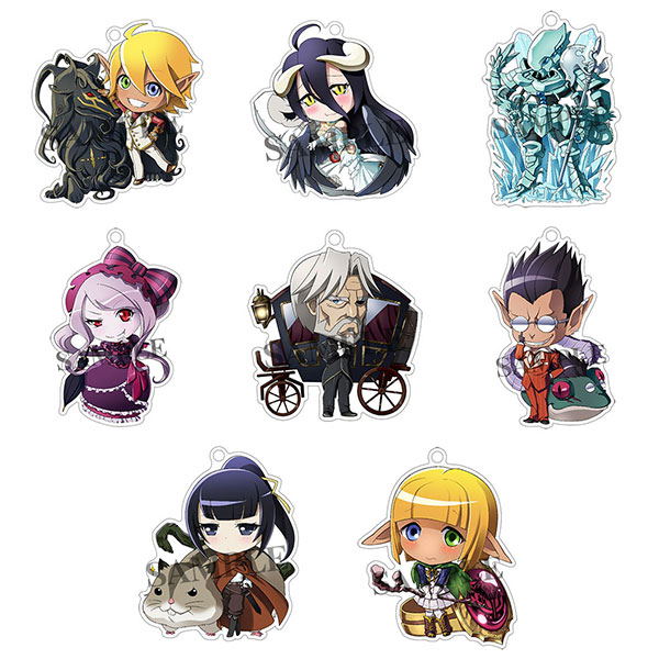 Overlord: The Great Tomb of Nazarick Floor Guardians Acrylic Key Chain (Set of 8 pieces) image 1