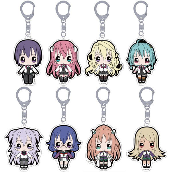 The Asterisk War Moekko Trading Acrylic Key Chain (Set of 8 pieces) image 1