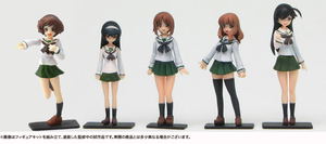 Girls und Panzer 1/35 Scale Resin Kit: Anko Team Figure Set (Re-run)_