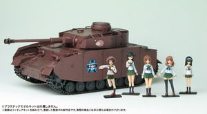 Girls und Panzer 1/35 Scale Resin Kit: Anko Team Figure Set (Re-run)_